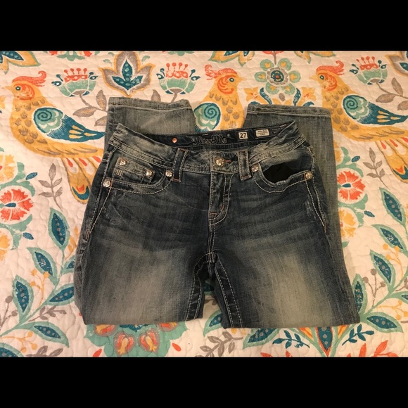 Miss Me Cropped Jeans/Capris - Picture 5 of 7